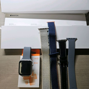 애플워치 se2 실버 44mm 풀박스 풀구성