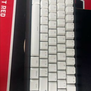 우팅 60he+(화이트 키캡)