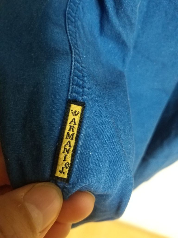 아르마니진 워크웨어 데님셔츠(오버핏110-125) 이미지