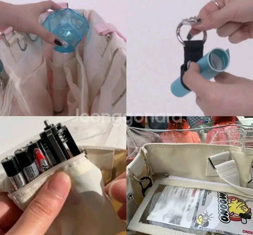 ovb 어버버 이타백 pvc 가방 연보라--1