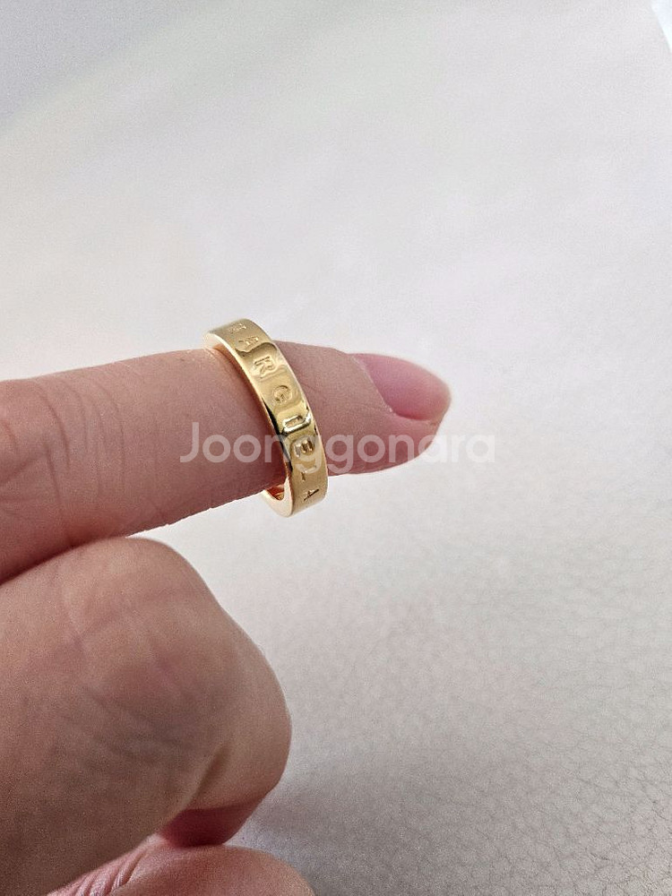 메종마르지엘라 로고 반지--1
