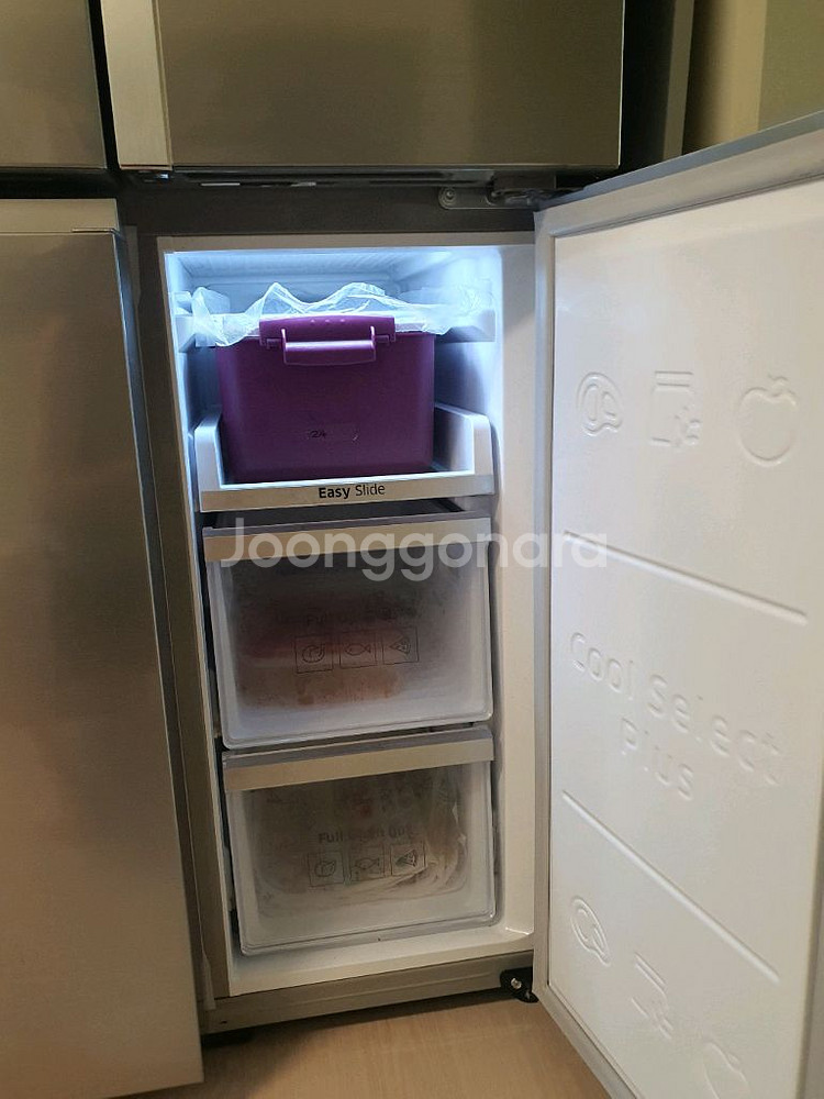 삼성 4도어 냉장고. T-9000, 515L, 슬림형--6