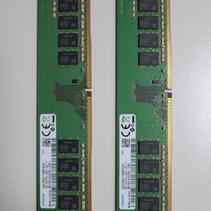 삼성전자 DDR4 2400 8GB 램 2개 팝니다