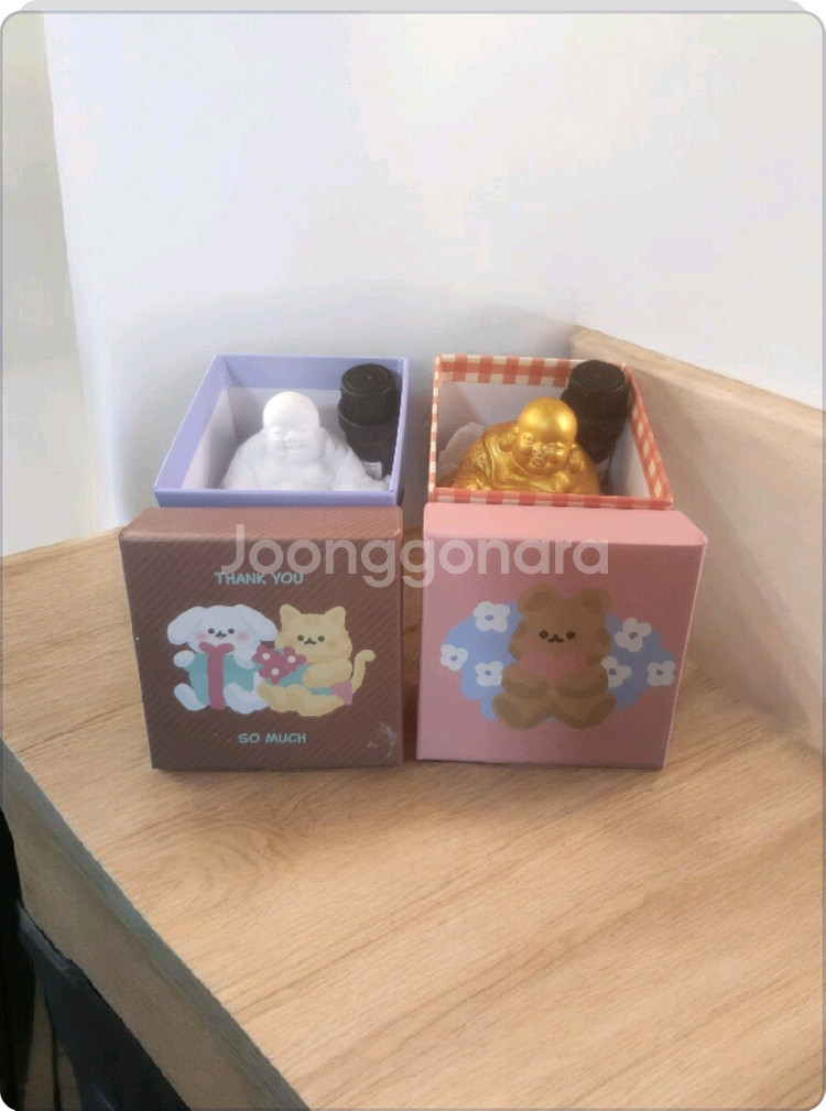 복을 부르는 불상 세트 골드 화이트 에디션--4