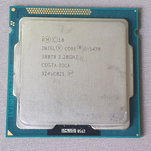 인텔 i5 3470 cpu 잘작동 인텔 3세대 i5