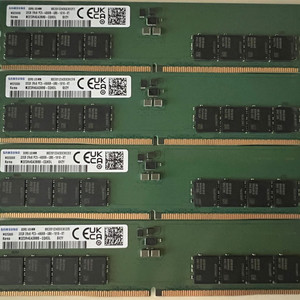 삼성 DDR5 32G 2RX8 PC5-4800B 4개