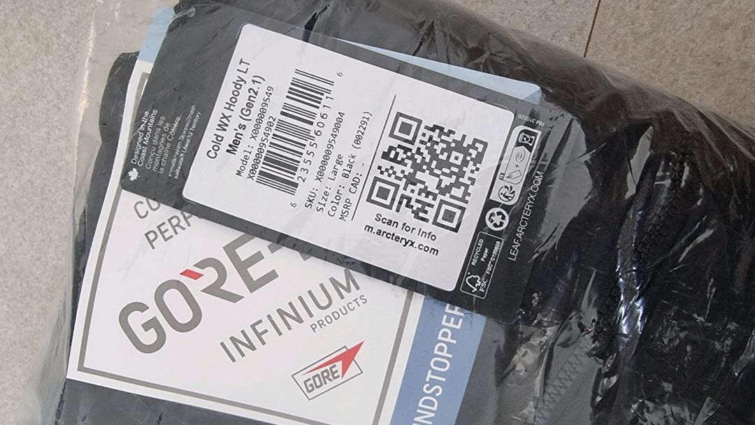 아크테릭스 리프 콜드 후드 M,L 사이즈--2