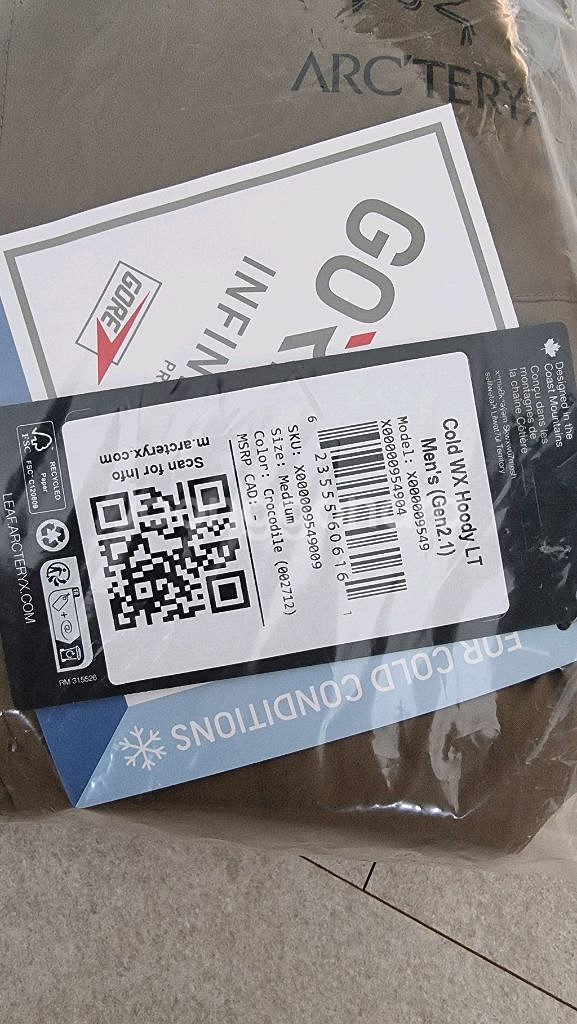 아크테릭스 리프 콜드 후드--2