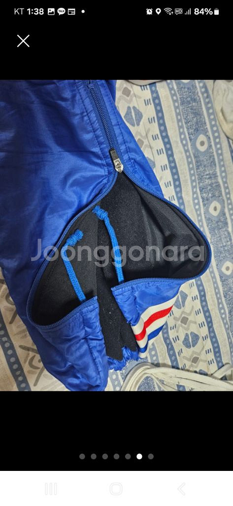 아디다스 올드스쿨 겨울패딩!!일본택!! 허리 32/34--2