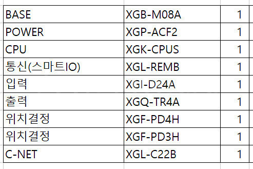 LS산전 XGK-CPU외--1