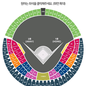 6/8일(일) 잠실 롯데vs두산 3루네이비 4연석