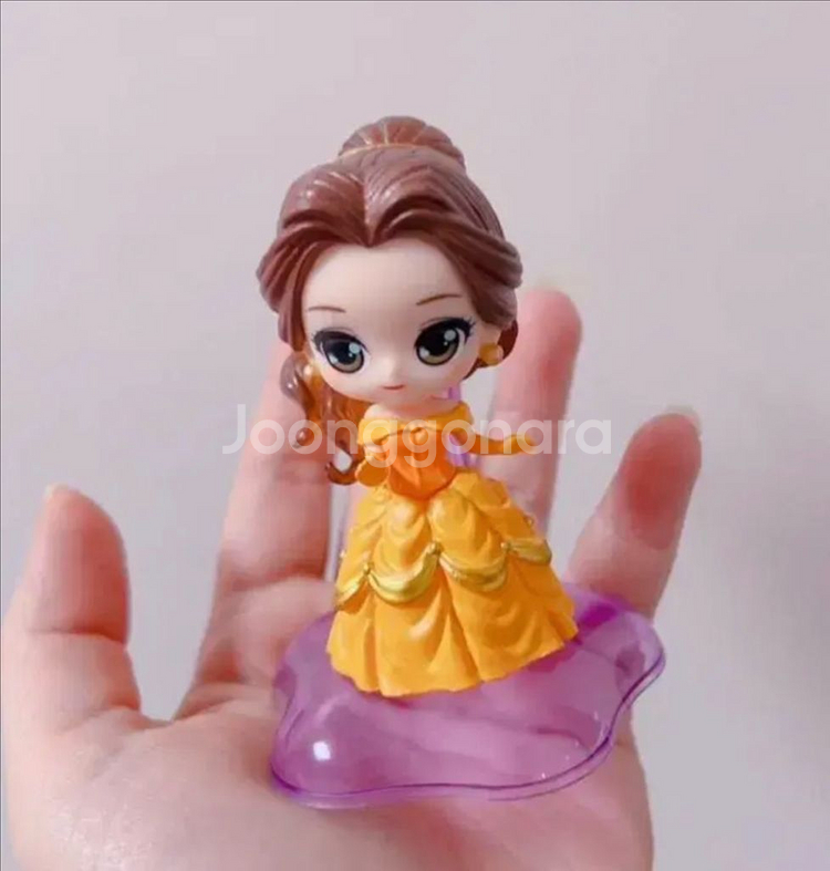 일괄) 희귀 디즈니 벨 미녀와 야수 장미 텀블러 피규어--1