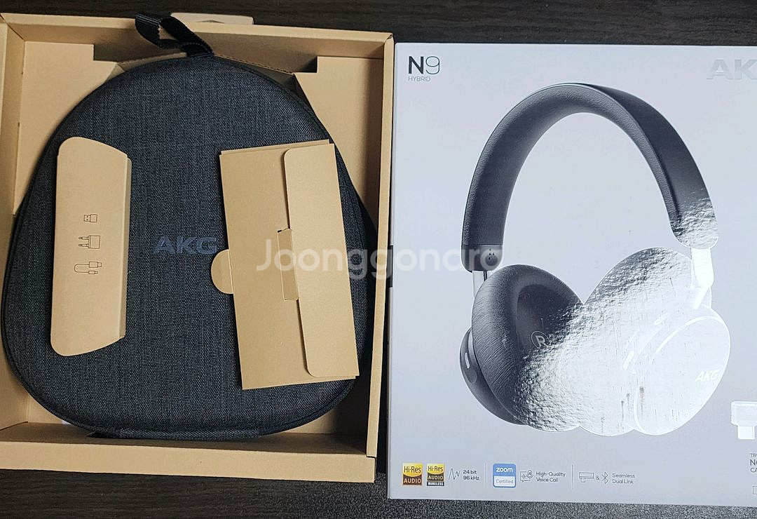 AKG N9 Hybrid 블루투스 헤드셋--5