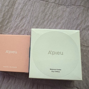 어퓨워터락피니셔쿠션+어퓨 블러셔