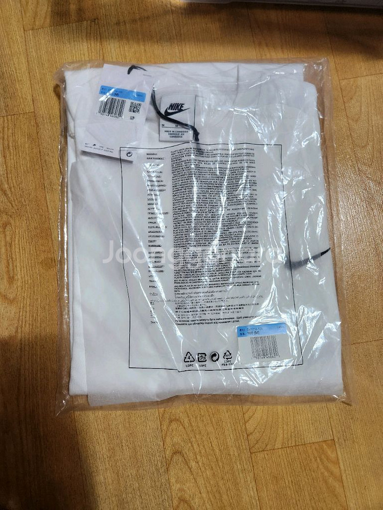 [M 100] 나이키 x 스투시 티셔츠 화이트--0