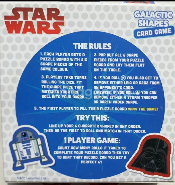 star wars board game(2~3인용)--2