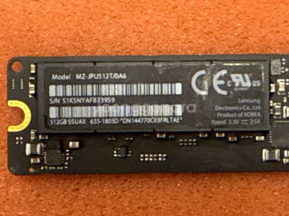 애플 맥북용 SSD MacBook 512GB--3