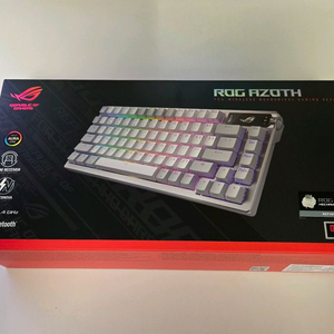 ROG AZOTH NX 화이트 청축+키보드루프