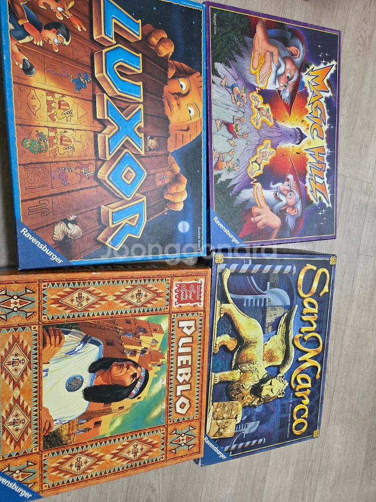 라벤스부르거 보드게임 4종--1