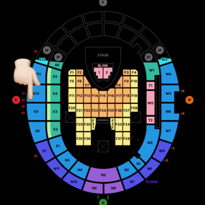 블랙핑크 콘서트 7월 5일 토요일 E10 1석
