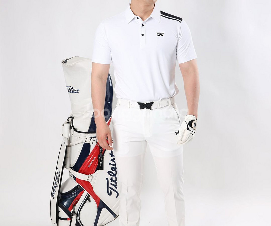 PXG 골프 남성 싱글 숄더 투라인 스판 반팔 카라티--7
