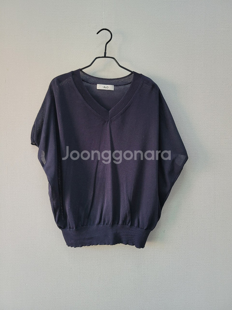 AtG 네이비컬러 가오리 티셔츠--0
