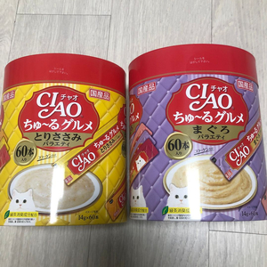 고양이 간식 사료 이나바 챠오 츄르 구루메 60p