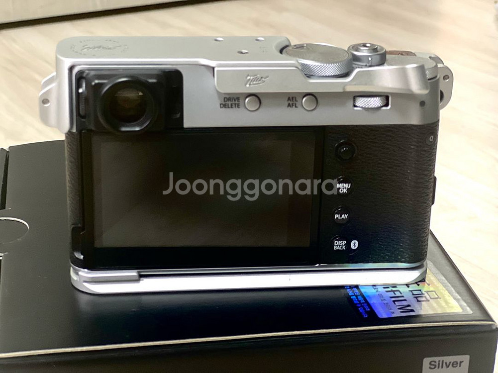 후지 x100vi 실버 정품풀박스 외 악세사리--2
