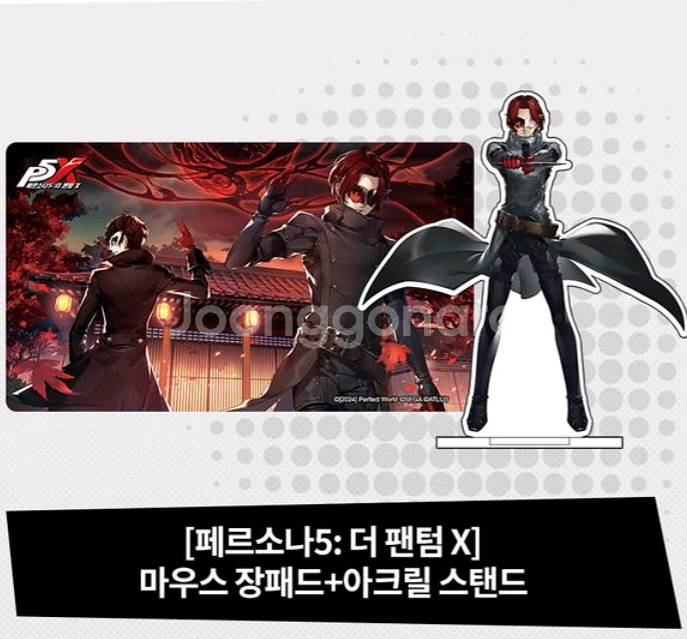 페르소나 5 더 팬텀X 장패드 아크릴 스탠드 세트--0