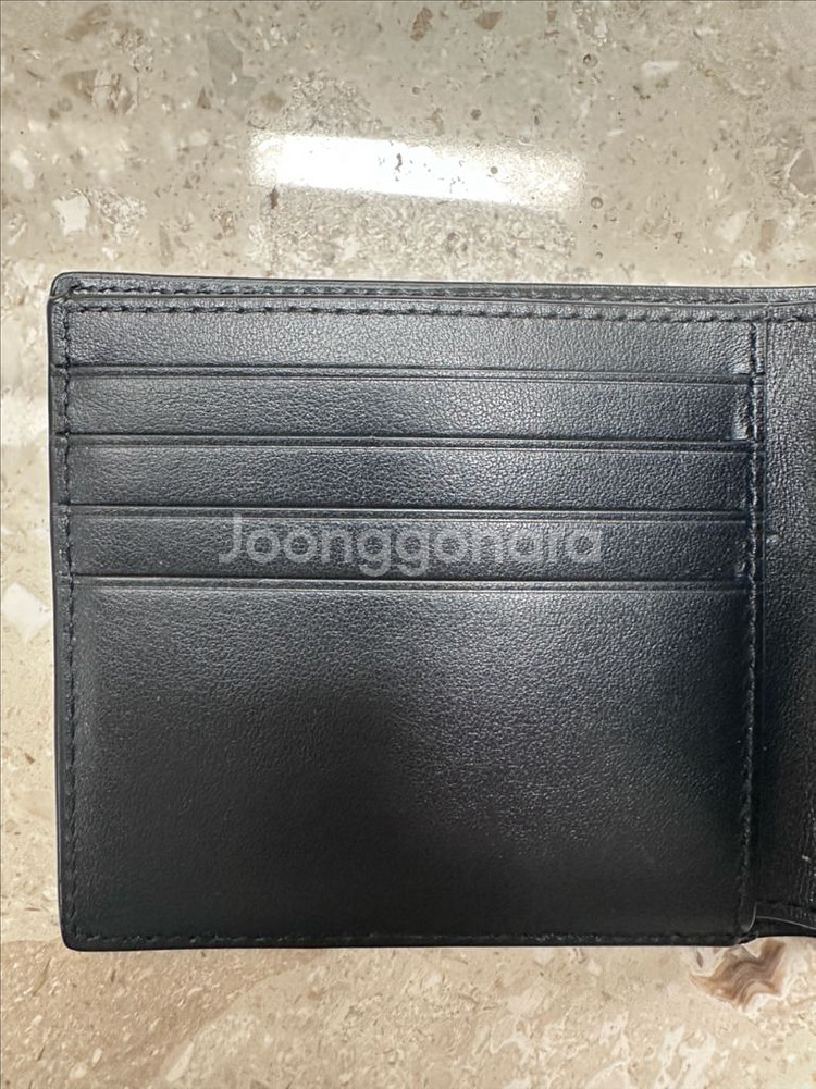 코치 남성 반지갑 블랙--2