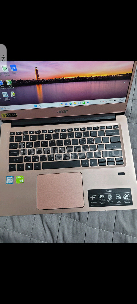 에이서 스위프트3 i5 8250u 노트북 20만원--3