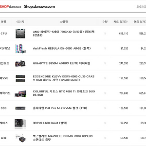 라이젠 7800X3D RTX 4060TI 새상품급 급처
