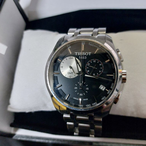 티쏘 꾸뜨리에 GMT 외눈박이 검판