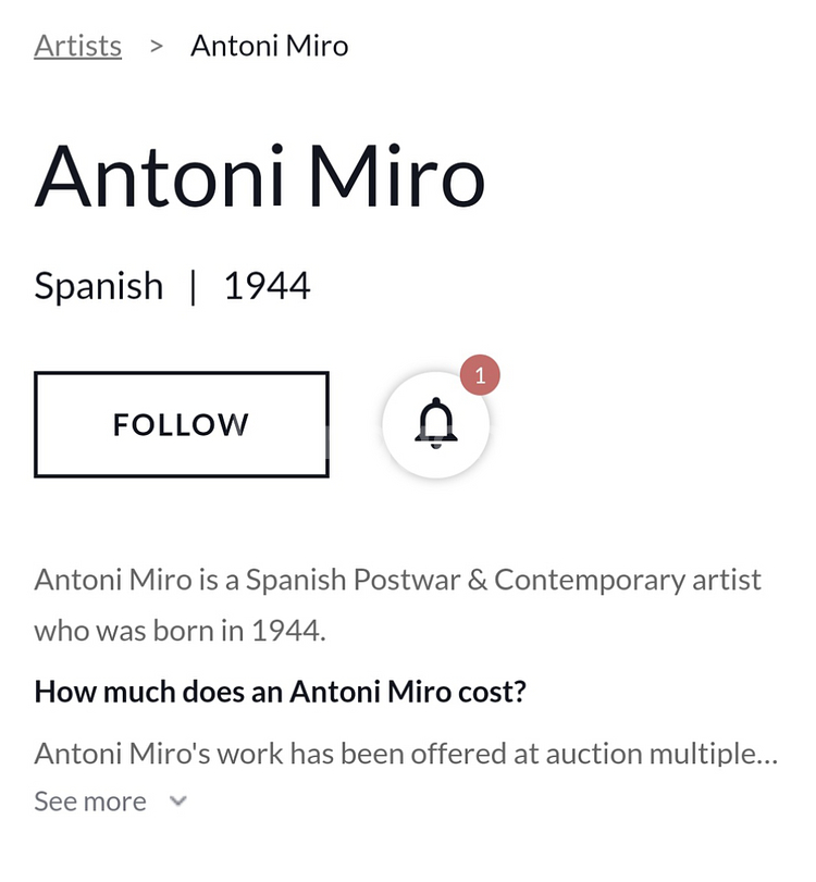 스페인 조각가 Antoni Miro 브론즈 작품--9