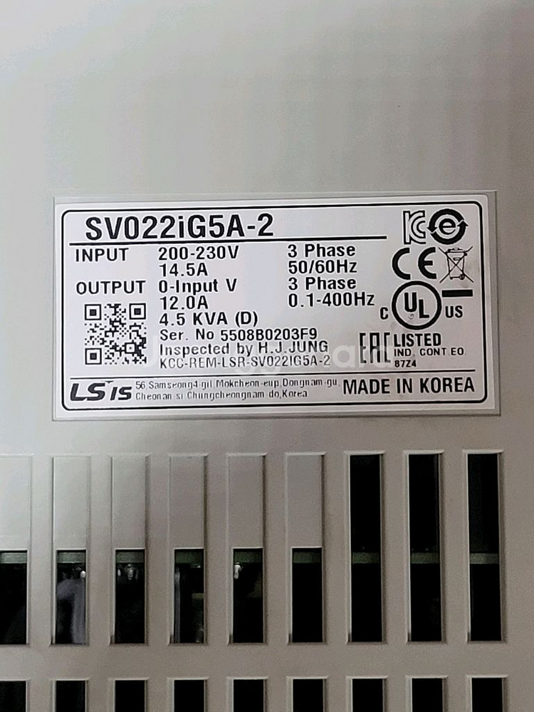 LS 인버터 200/230V 3HP--5