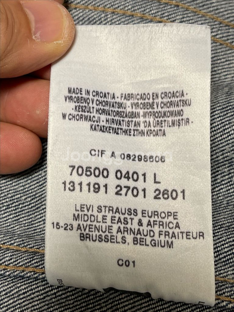리바이스(Levis) 70500 04 유럽판 청자켓L--6