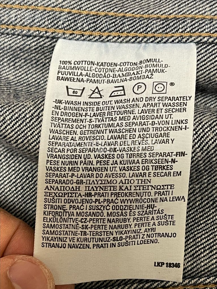 리바이스(Levis) 70500 04 유럽판 청자켓L--7