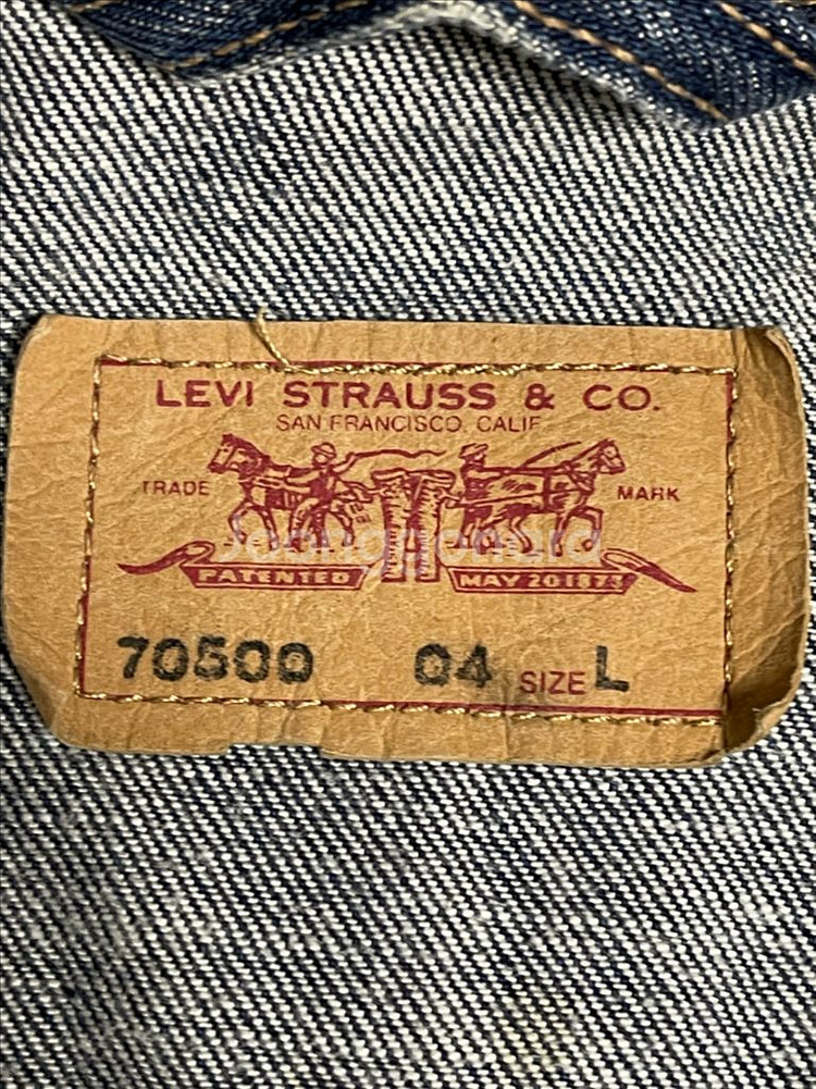 리바이스(Levis) 70500 04 유럽판 청자켓L--5