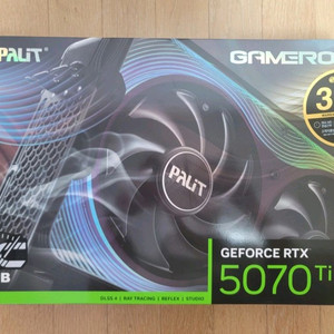 팰릿 RTX5070Ti Gamerck oc