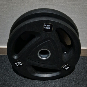 (택포) 15KG * 2장 더스크랙 중량 원판 바벨