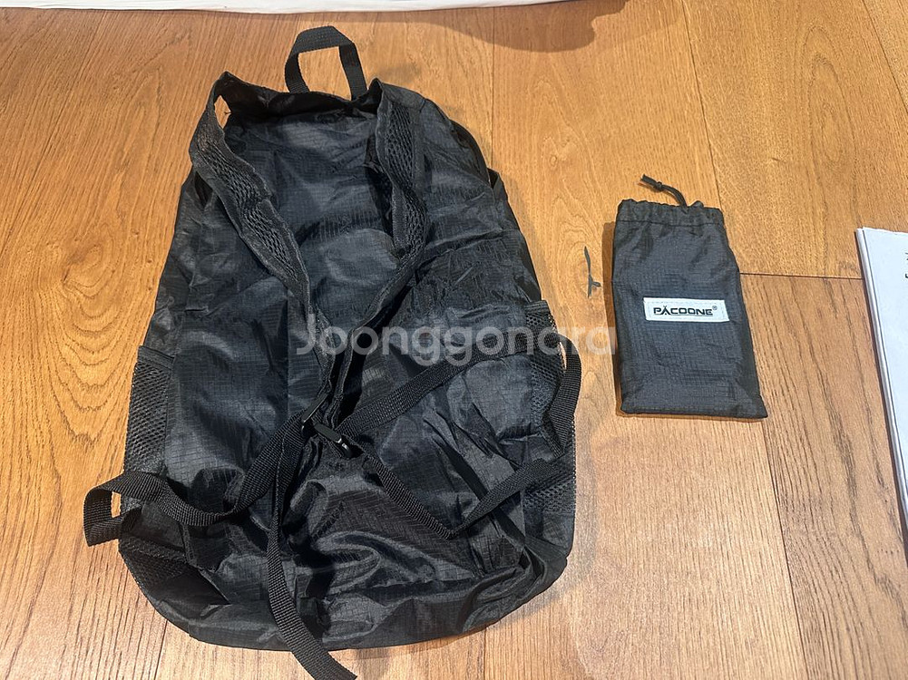 [ 미사용 새제품] 접이식 초경량 폴더블 백팩 가방--1
