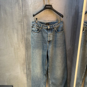 [XS] 발렌시아가 가드로브 라지배기 데님 팬츠 중청