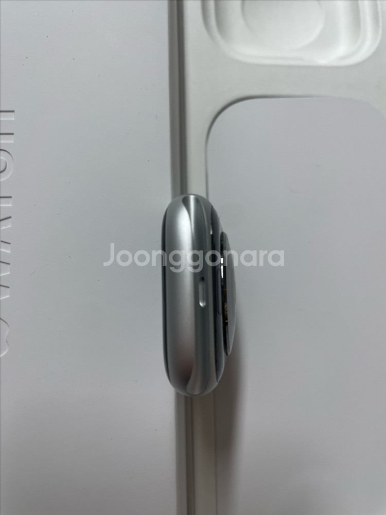 애플워치9 45mm 실버 개봉신품--3