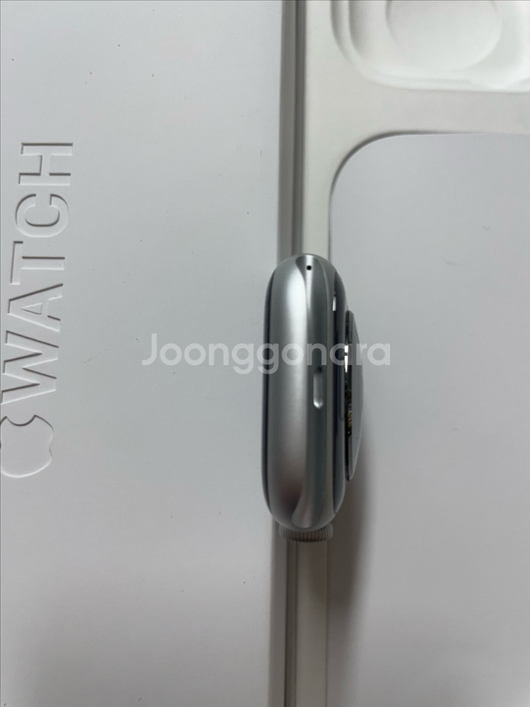 애플워치9 45mm 실버 개봉신품--5