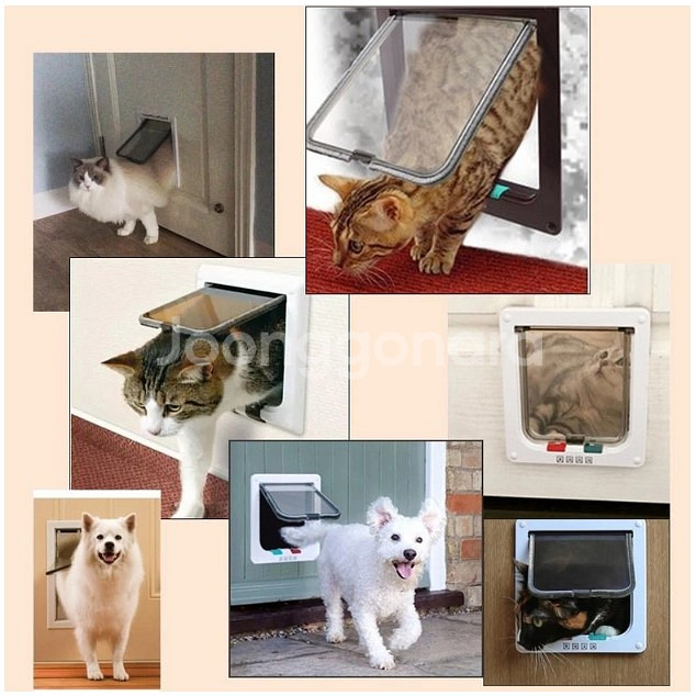 고양이, 강아지 양방향 도어 쪽문--2