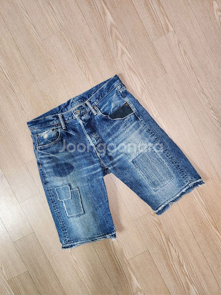 스펠바운드 패치 워크 커팅 데님 쇼츠--2