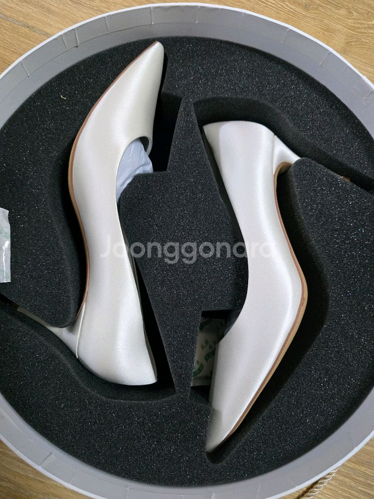 웨딩 힐 굽 높이 6cm , 사이즈 250mm--5