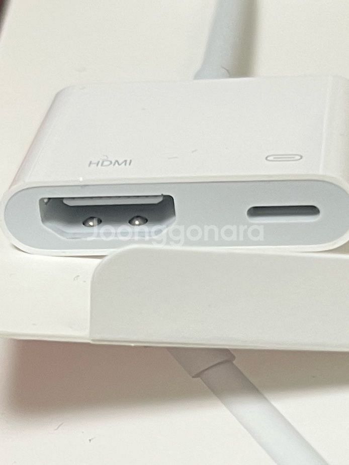 애플 라이트닝 디지털 AV 어뎁터--1