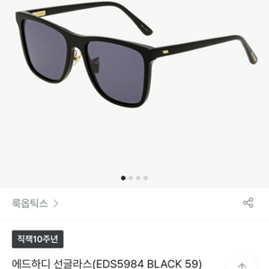 [새상품] 에드하디 선글라스 블랙