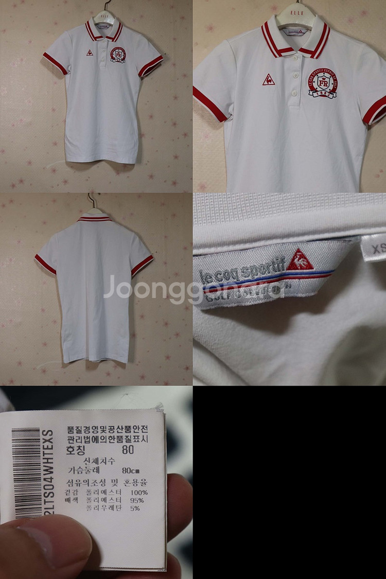 르꼬끄골프 여성85 반팔티셔츠 구제렐라ug610--1